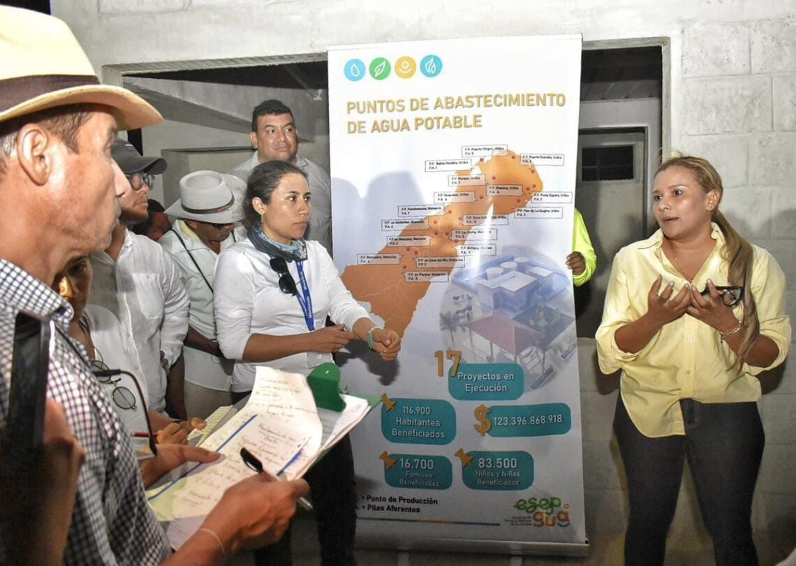 Así van las obras de abastecimiento de agua potable en Puerto Estrella