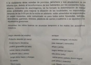 Supuesto panfleto de las Águilas Negras atemoriza a la población de Porciosa en Albania