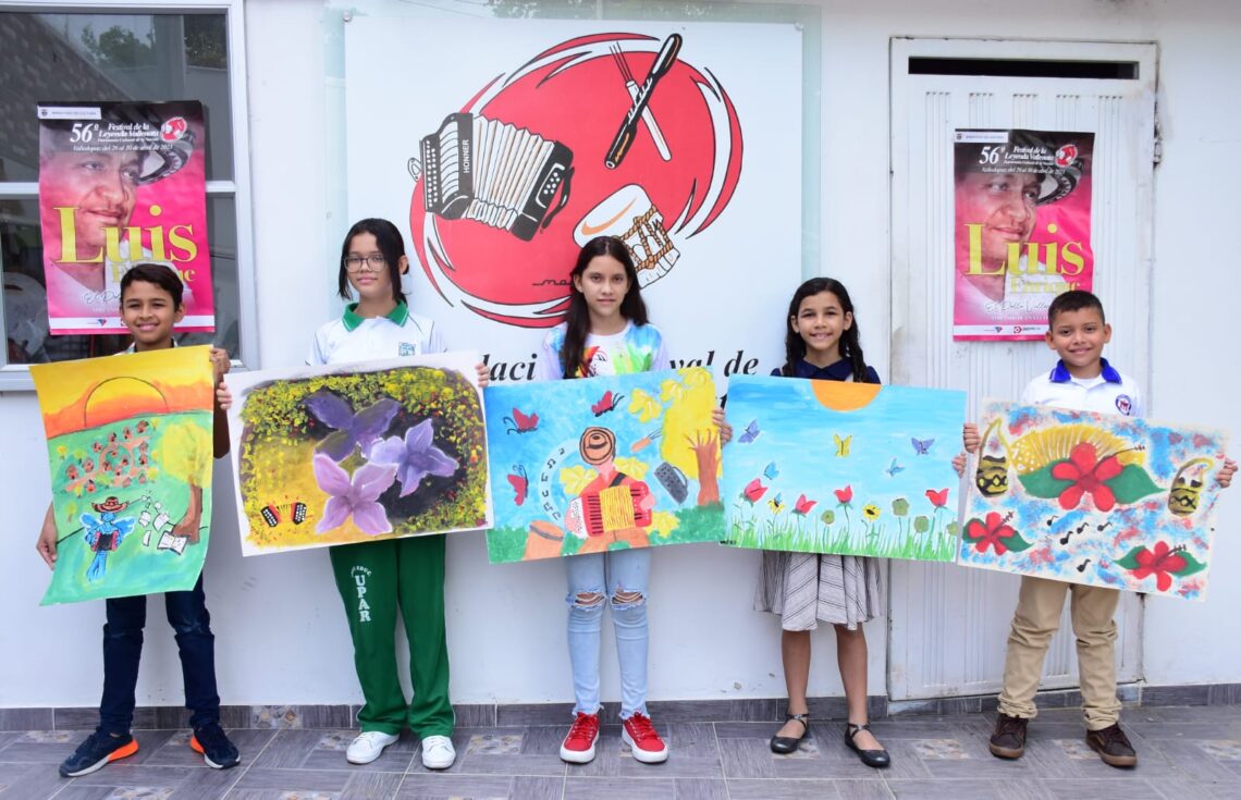 Más de 370 estudiantes de Valledupar demostraron que el Festival Vallenato también se pinta