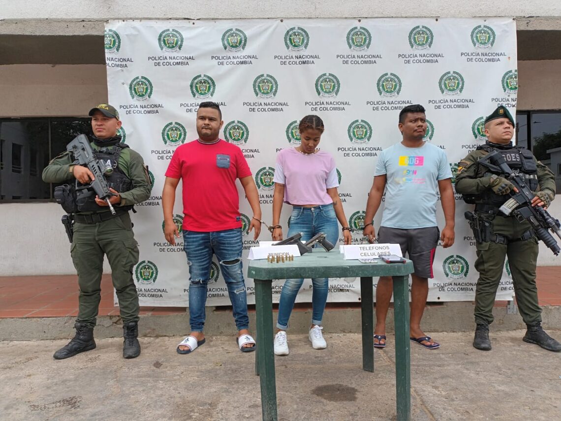 Capturan a tres integrantes de ‘Los Yeiko’, dedicados a la extorsión en Maicao