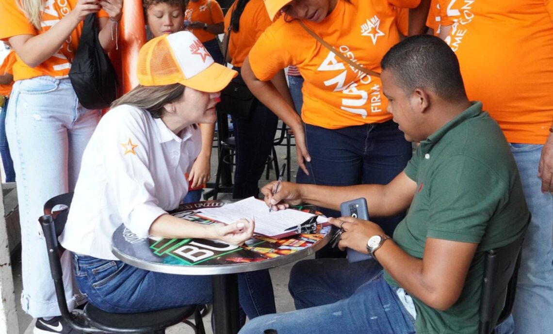La diputada Juana Gómez comenzó su carrera por la Alcaldía de Barrancas