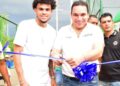 Inauguran en Barrancas la cancha de fútbol donde Luis Díaz jugaba cuando era niño
