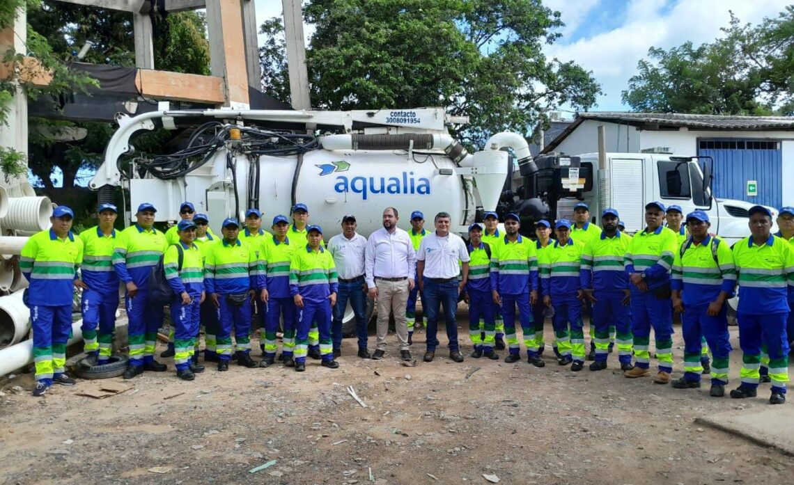 Aqualia presenta su línea de atención para reportar novedades de acueducto y alcantarillado