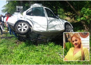 Aparatoso accidente de tránsito cobró la vida de una abogada en La Guajira