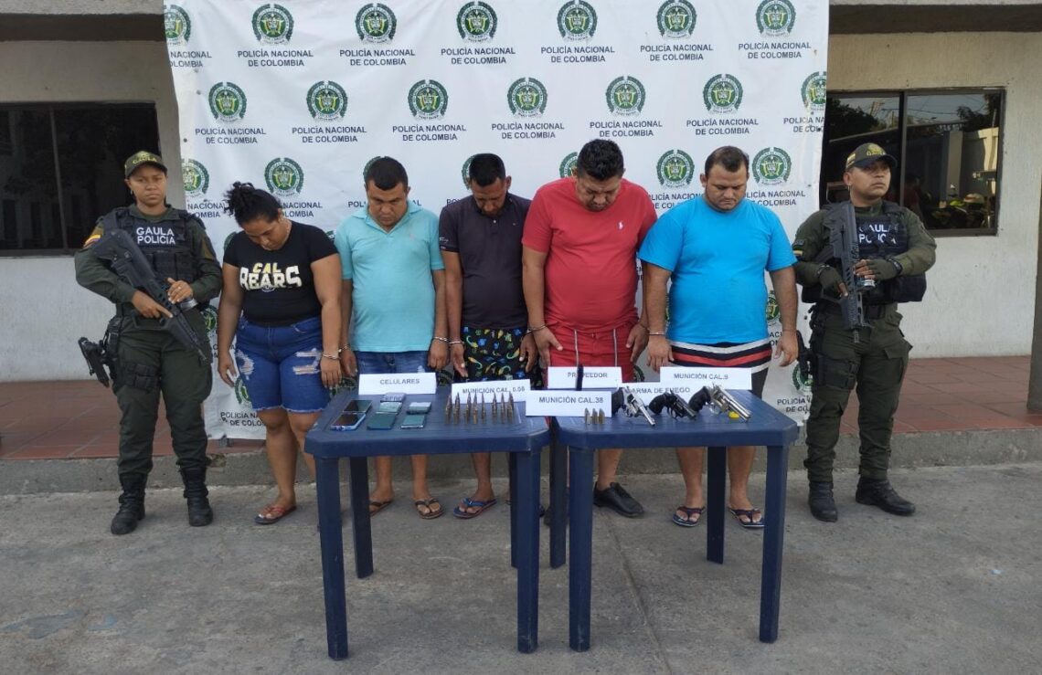 Capturan a otros cinco presuntos extorsionistas en Maicao