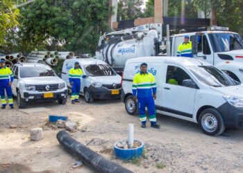 Con nueva flota de vehículo, Aqualia mejora la prestación de los servicios en Riohacha