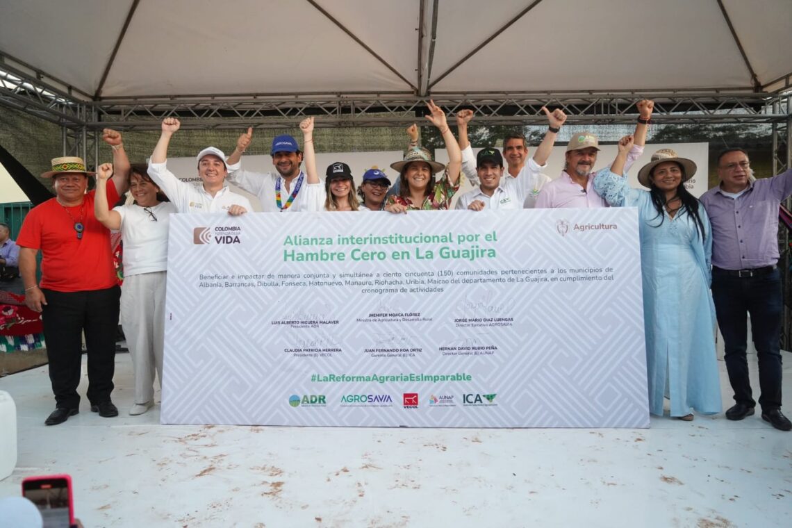 Firman alianza por el Hambre Cero en 150 comunidades de La Guajira