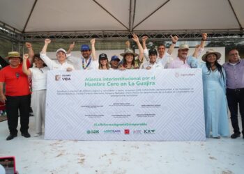 Firman alianza por el Hambre Cero en 150 comunidades de La Guajira