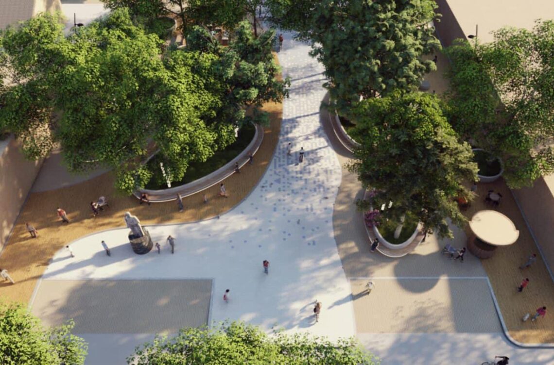 El municipio de Dibulla tendrá una moderna plaza: alcalde Marlon Amaya socializó el proyecto