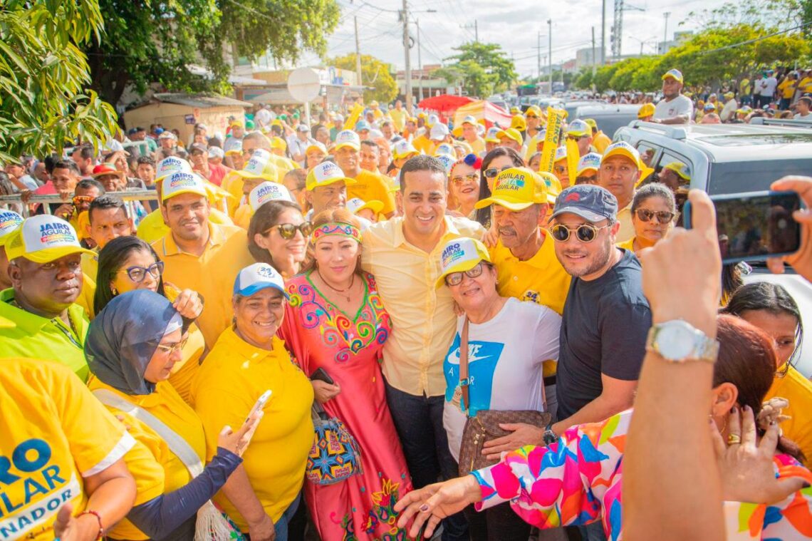 Jairo Aguilar arrancó su campaña a la Gobernación de La Guajira con el pie derecho