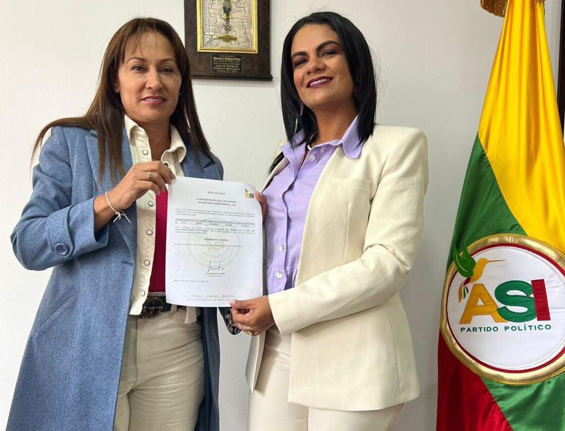 Partido ASI entregó aval a Ivon Manjarréz para aspirar a la Alcaldía de La Jagua del Pilar