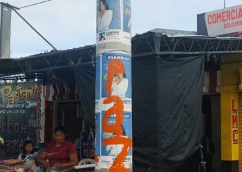 Vandalizan publicidad electoral de Leydi Cortés, candidata a la Asamblea de La Guajira