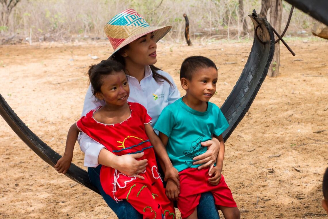 Seis niños fueron salvados de la desnutrición en la comunidad wayuu Karrizal en Maicao