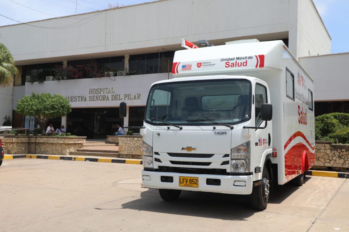 Malteser International puso a disposición del hospital de Barrancas una unidad móvil