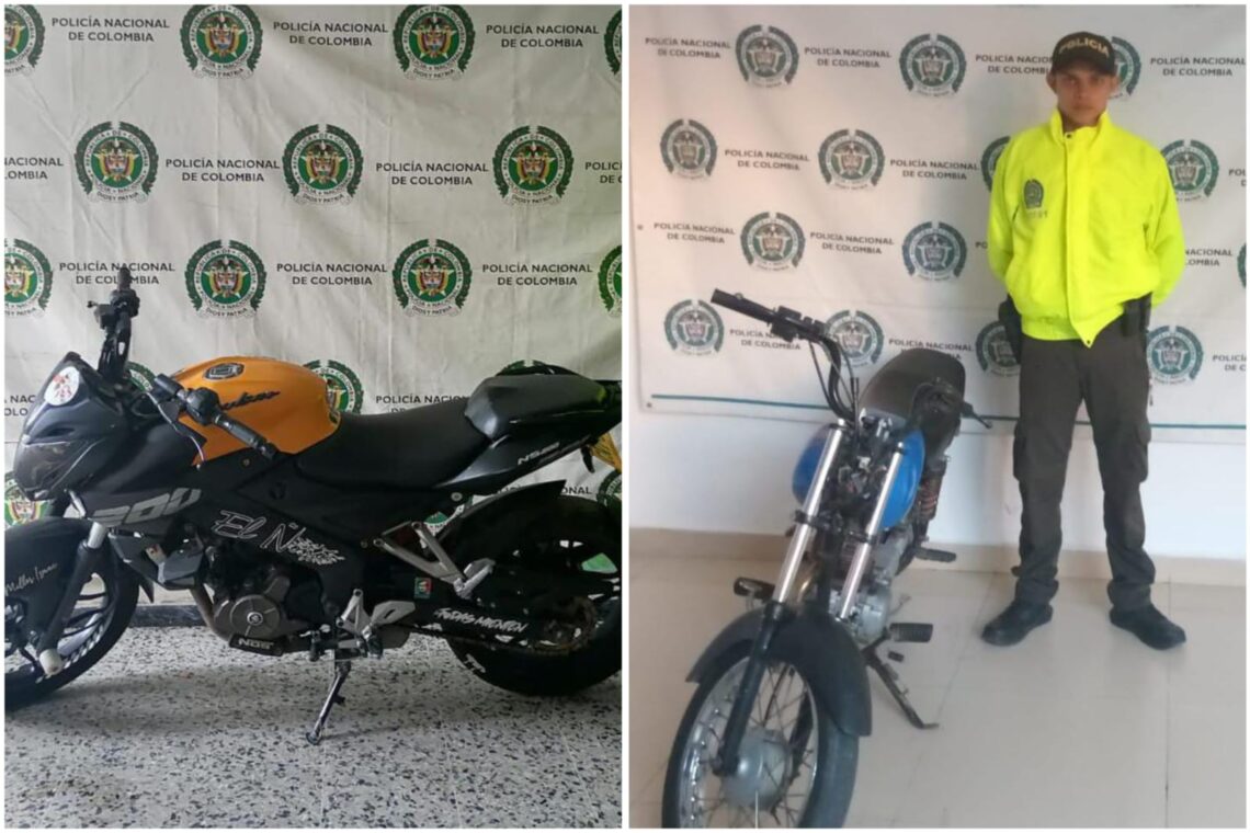 Autoridades en La Guajira recuperaron dos motos robadas