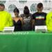 Tres capturados en Riohacha por venta de drogas a domicilio