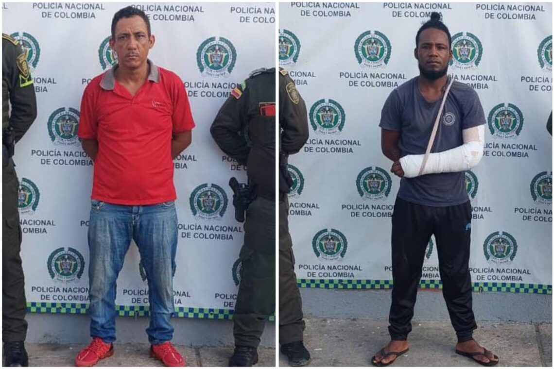En flagrancia, capturan a dos presuntos atracadores en Maicao