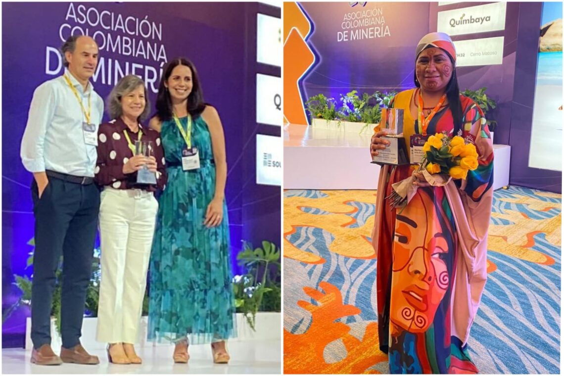 Presidenta y operadora de camión de la multinacional Cerrejón recibieron el galardón HuEllas