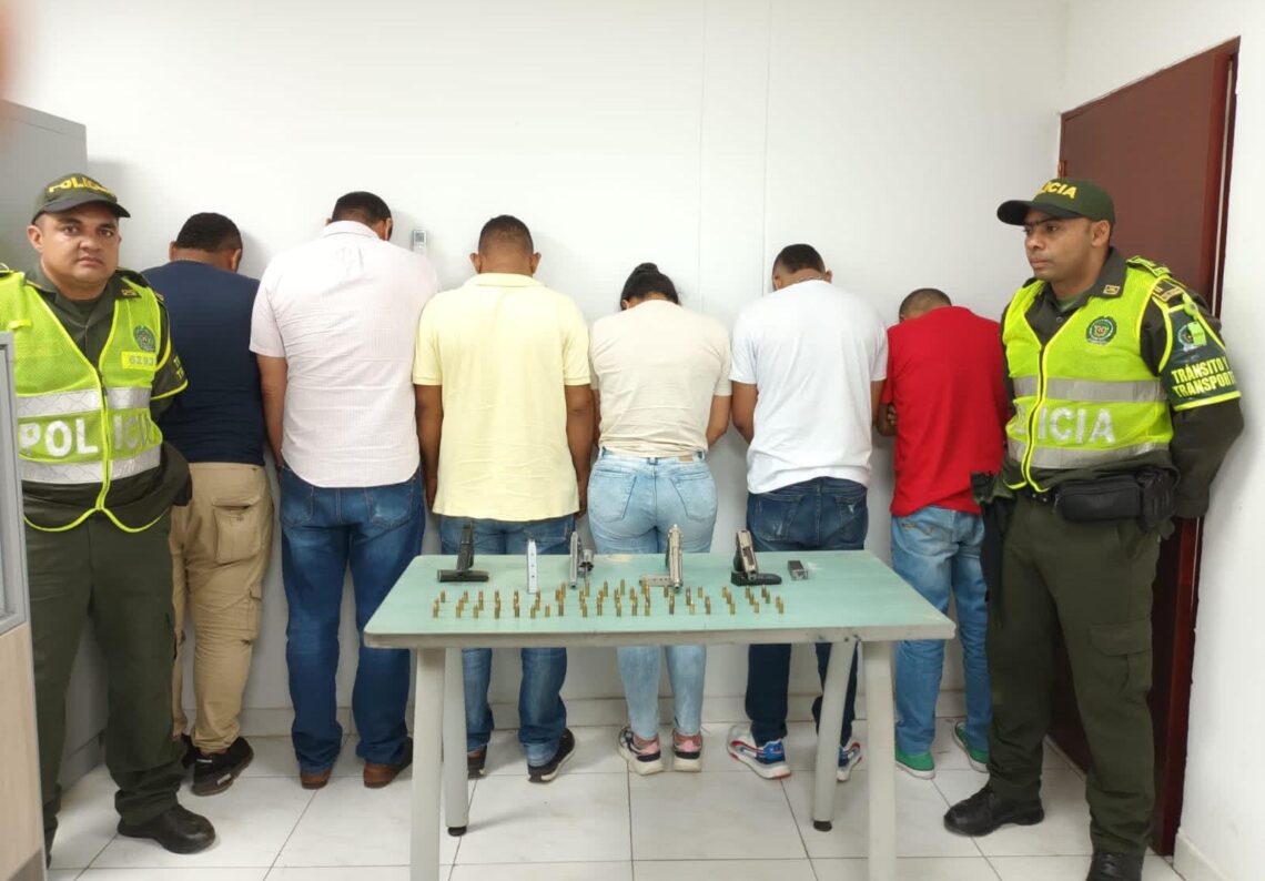 Sorprenden a seis personas transportando cuatro armas en el sur de La Guajira