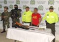 Sorprenden a un sujeto con varias armas de largo alcance en Manaure