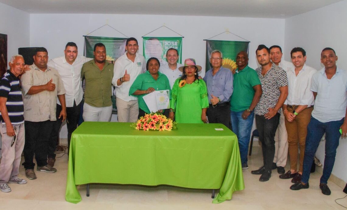 Jose Durán se fortalece tras acuerdo programático que firmó con el Partido Alianza Verde