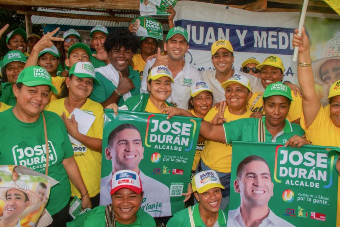 Jose Durán y Jairo Aguilar recorrieron juntos los corregimientos, la dupla que quiere Riohacha