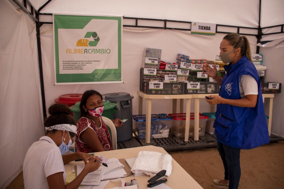 Fundación Baylor Colombia inaugura un nuevo punto de ‘Alimercambio’ en el barrio Villa Fátima de Riohacha