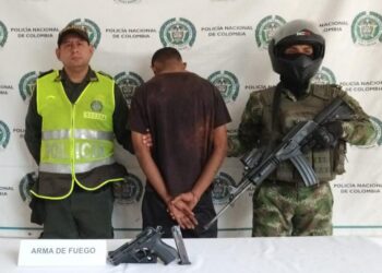 En Fonseca, policías dieron captura a un presunto delincuente oriundo de Venezuela