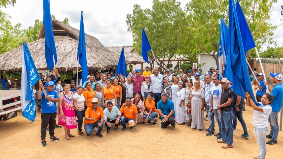 Por el progreso de La Guajira, la dirigencia política de Uribia respalda a Jimmy Boscan, el proximo gobernador