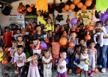 Esepgua celebró el Día de Halloween con los niños de una comunidad wayuu en Uribia