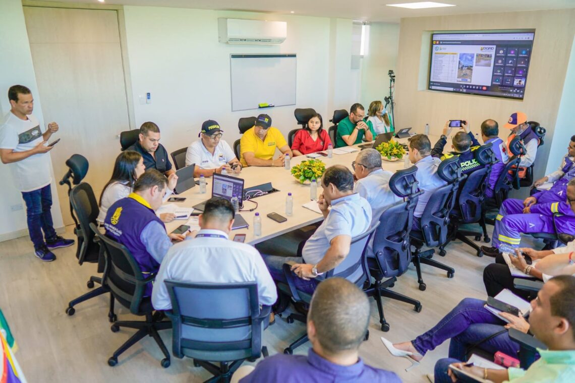 Instalan PMU para superar las afectaciones por fuertes lluvias en La Guajira