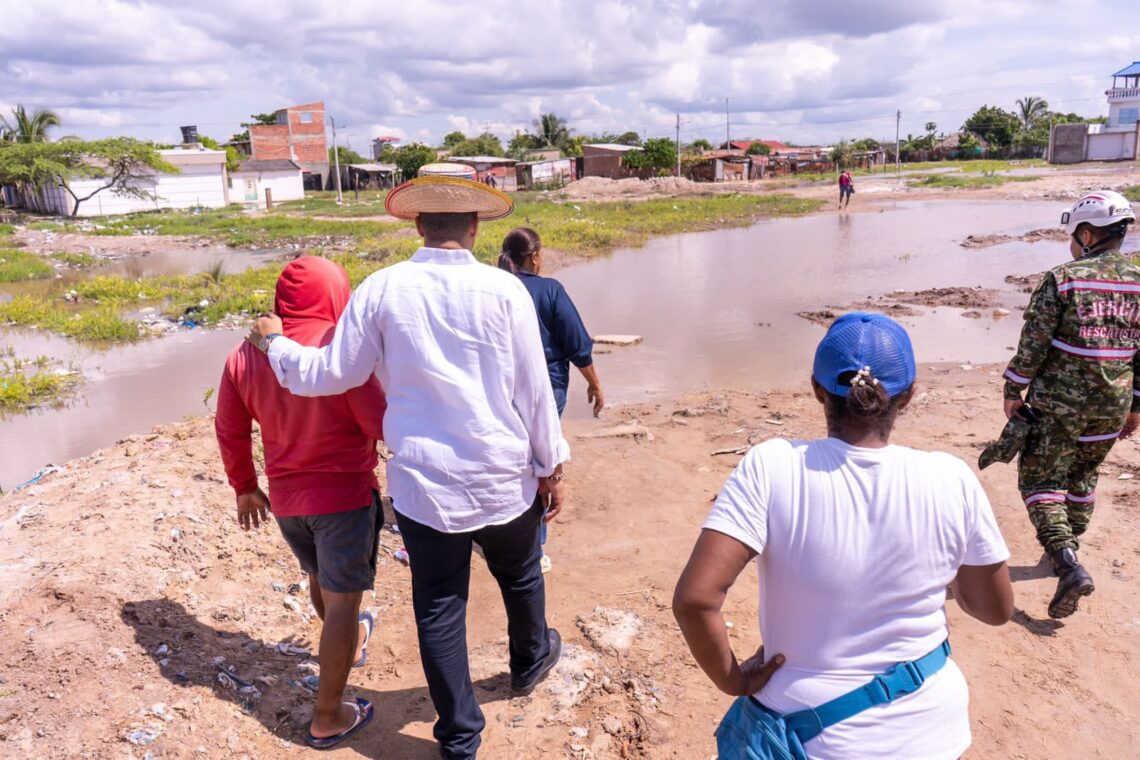 Emergencia en Riohacha, más de 10 mil familias se encuentran afectadas por la ola invernal