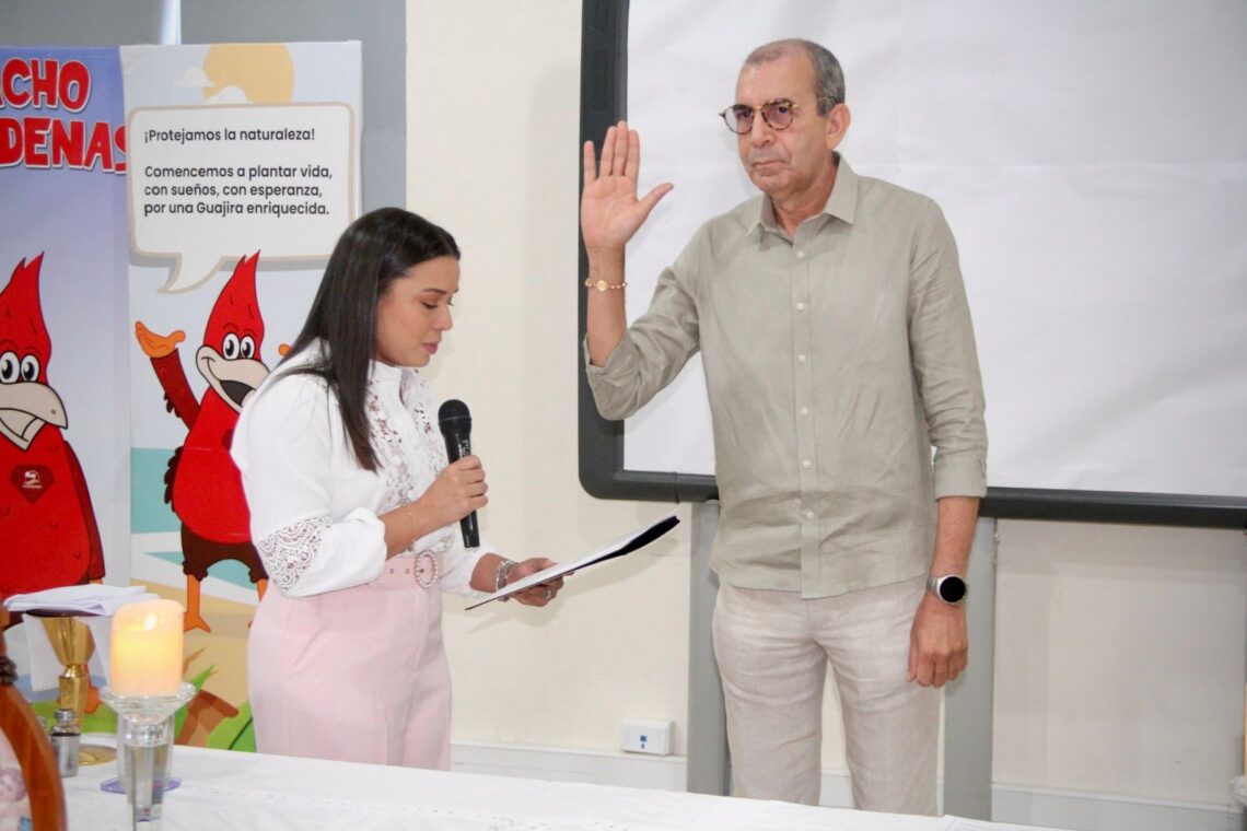 Samuel Lanao Robles tomó posesión como director general de Corpoguajira para la vigencia 2024 – 2027