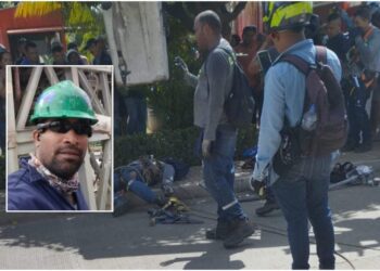 Empleado del alumbrado público de Valledupar murió electrocutado en un poste