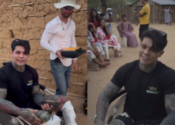 Yeferson Cossio lleva energía eléctrica a 52 familias wayuu en La Guajira