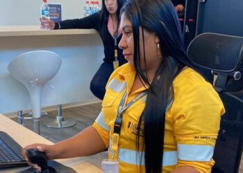 Marilsa Ortiz, la operadora de camión de Cerrejón que representó a la mujer minera en Chile