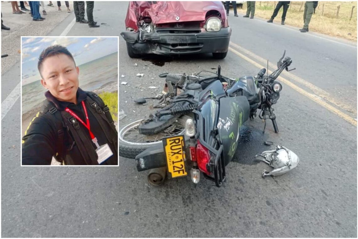 Accidente de tránsito en la vía Fonseca – Distracción dejó un vigilante muerto y dos mujeres heridas