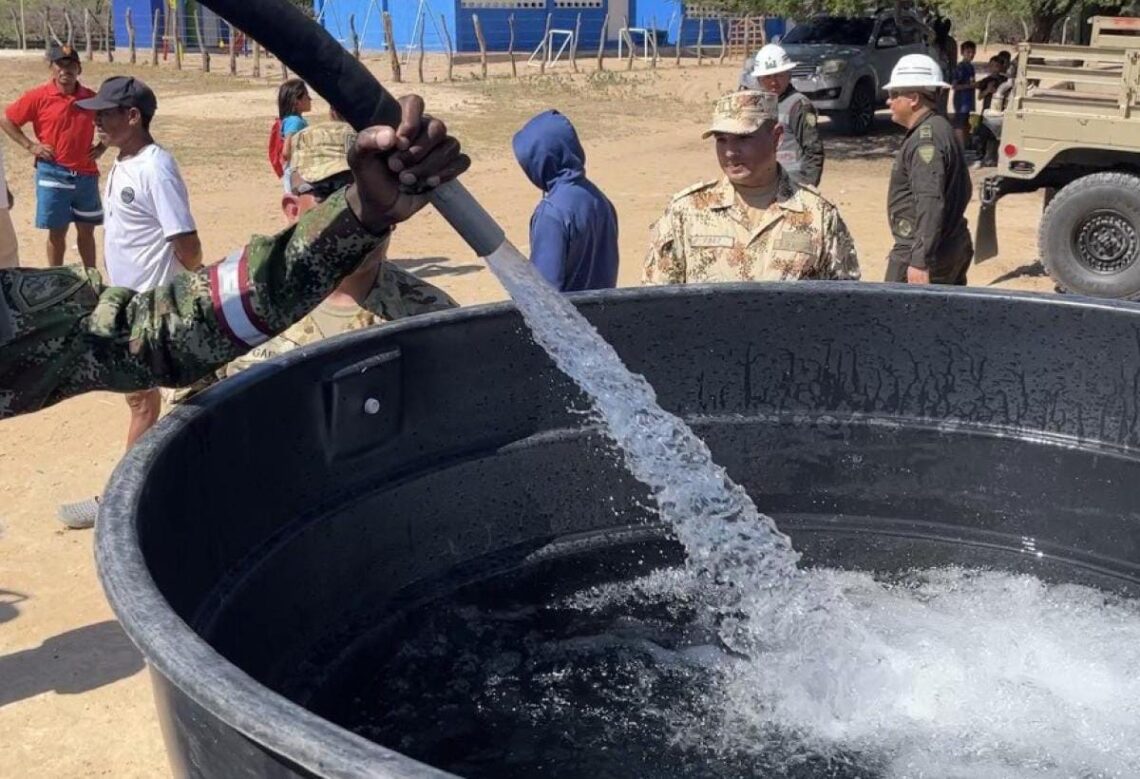 Entregan 180 nuevos tanques de agua potable para comunidades indígenas en La Guajira