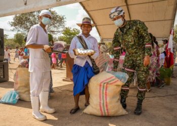 Más de 13 mil indígenas de La Guajira reciben alimentos cosechados por manos campesinas de la región