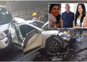 Cinco personas residenciadas en Riohacha resultaron lesionadas en múltiple choque en vía de Santander