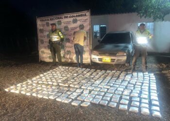 Sorprenden a un sujeto transportando 123 kilos de marihuana en vías del sur de La Guajira