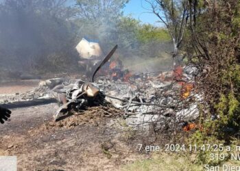 Un muerto y cuatro heridos dejó la caída de una avioneta en zona rural de Valledupar
