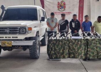 Capturan a cinco sujetos transportando material de guerra por la Alta Guajira