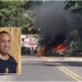 La muerte de un ciudadano en Mingueo generó una asonada que terminó con dos vehículos incinerados