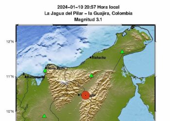 El sur de La Guajira tembló la noche de este miércoles 10 de enero