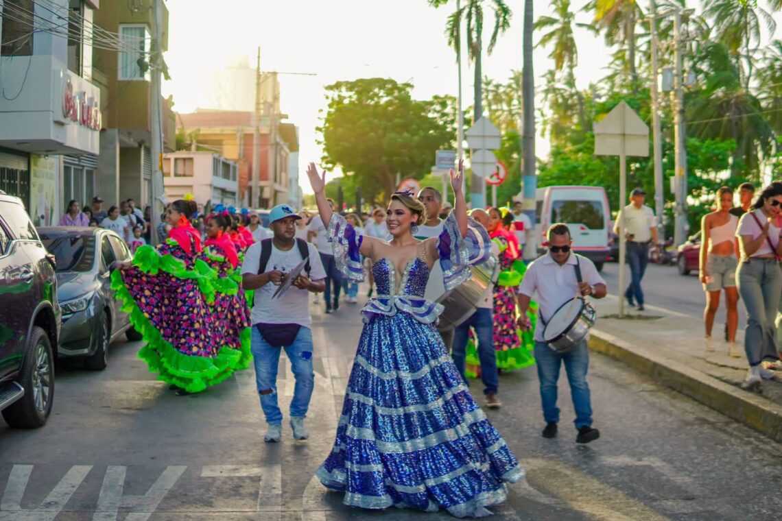 La Reina del Carnaval de Riohacha, Dayanara Mejía, hará lectura del bando este viernes