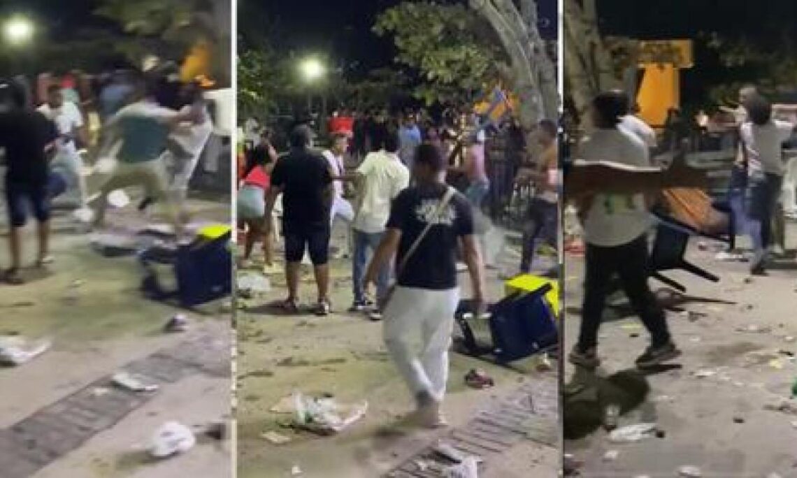 En una batalla campal terminó la Lectura del Bando en Puerto Colombia