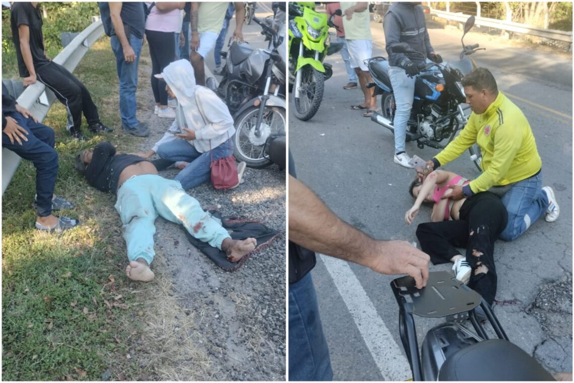 Gigantesco hueco ocasionó accidente de tránsito en zona rural de Albania