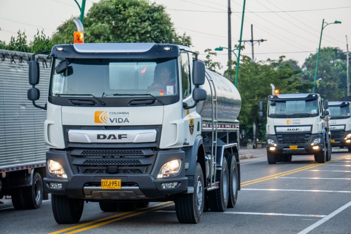 Llegan 40 nuevos carrotanques a La Guajira para el abastecimiento de agua en todo el departamento