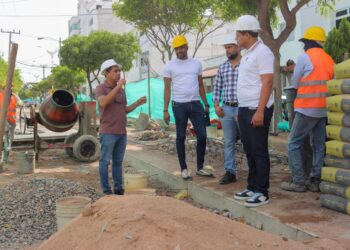 Alcalde de Riohacha evalúa el avance de las obras que se ejecutan en la ciudad